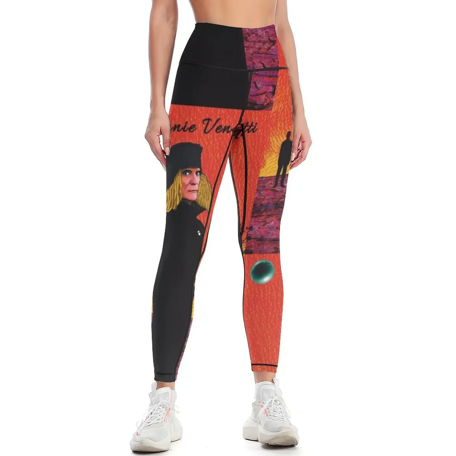 

Ronnie Vendetti 4B Leggings gym's clothing flared gym sportswear woman sports woman gym Womens Leggings