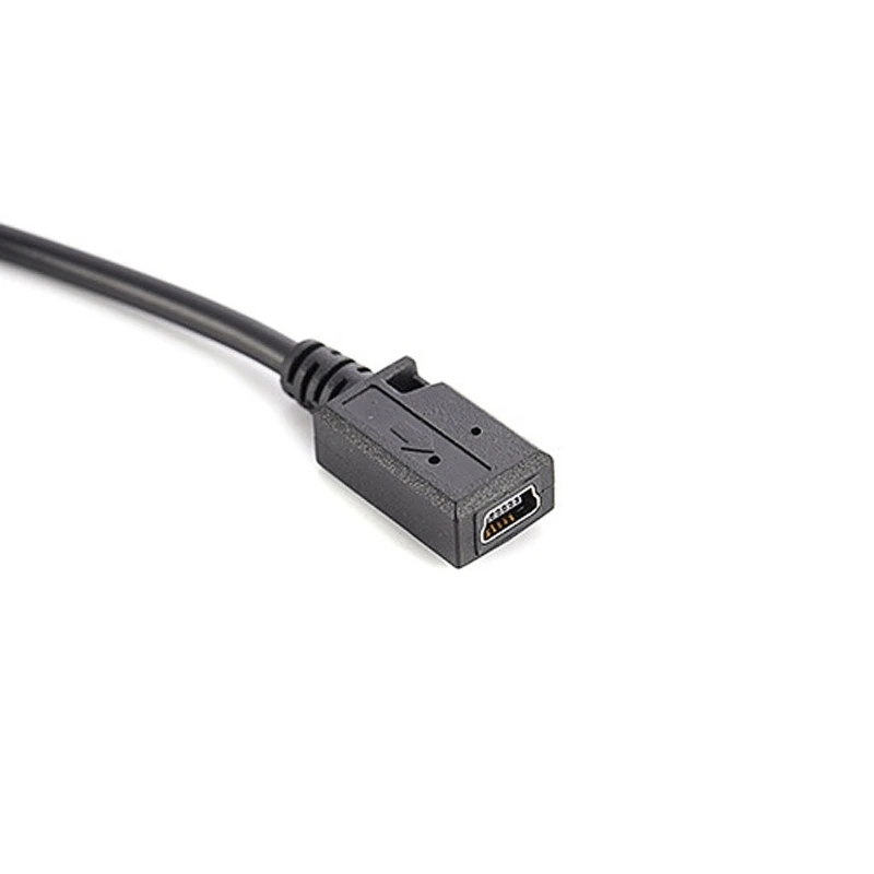 90 stopni typ C do Mini przedłużacz USB Mini USB żeńskie do USB C męski przewód kabel Adapter do ładowania do laptopa