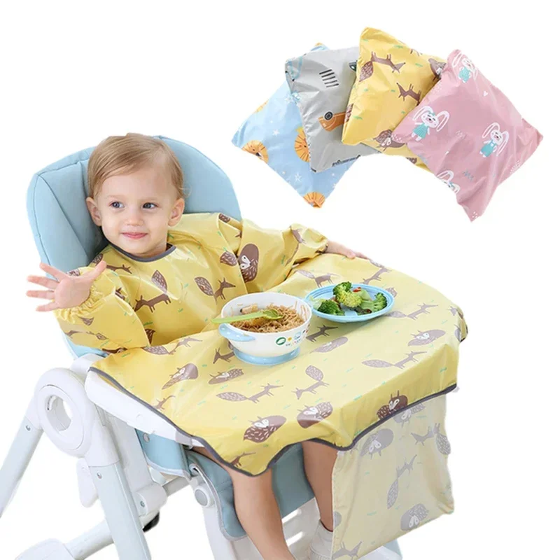 

Негрязный детский коврик для обеденного стола, встроенный обеденный стул, детский халат, легкое ухождение, репеллент от воды и масла, репеллент от пятен, обеденный коврик