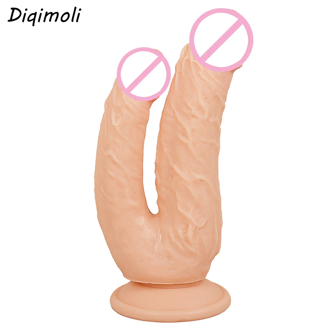 Huge Double Dildos Stimulate Vagina and Anus Penis with Suction Cup Thick Phallus Soft Dick Sex Toys for Women Masturbation