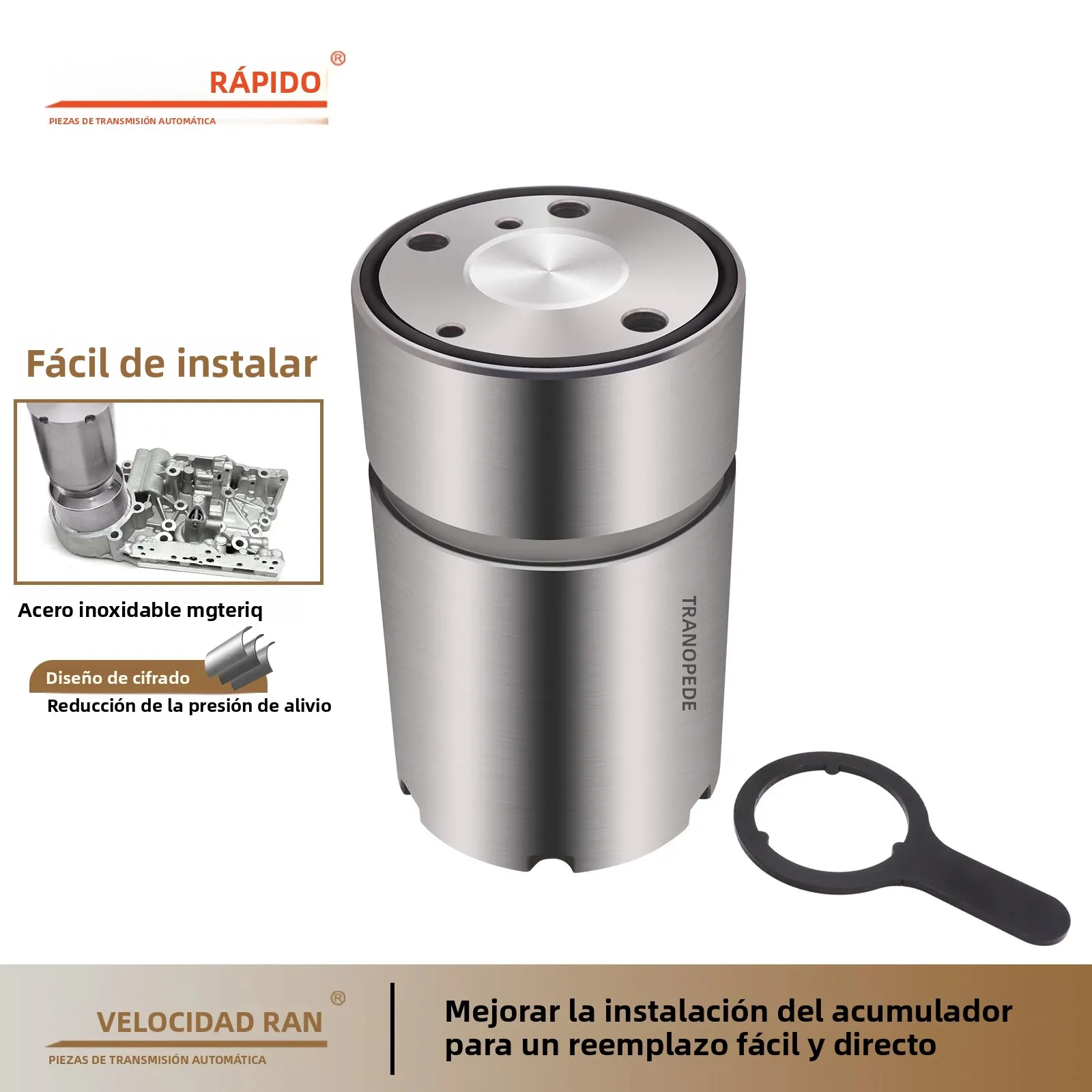 Kit de reparación mecatrónica del acumulador de la transmisión TRANSPEED DQ200 0AM DSG de 7 velocidades para VW Golf T4 Transporter Audi A3 A4 A1