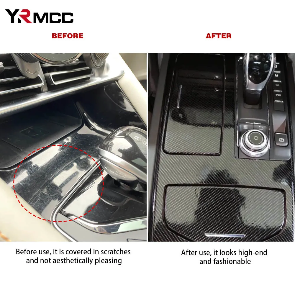 7D ألياف الكربون السيارات ضبط فيلم الفينيل التفاف أسود أحمر ملصقات السيارات للماء لاصق دراجة نارية ملصقات لملحقات السيارات #6