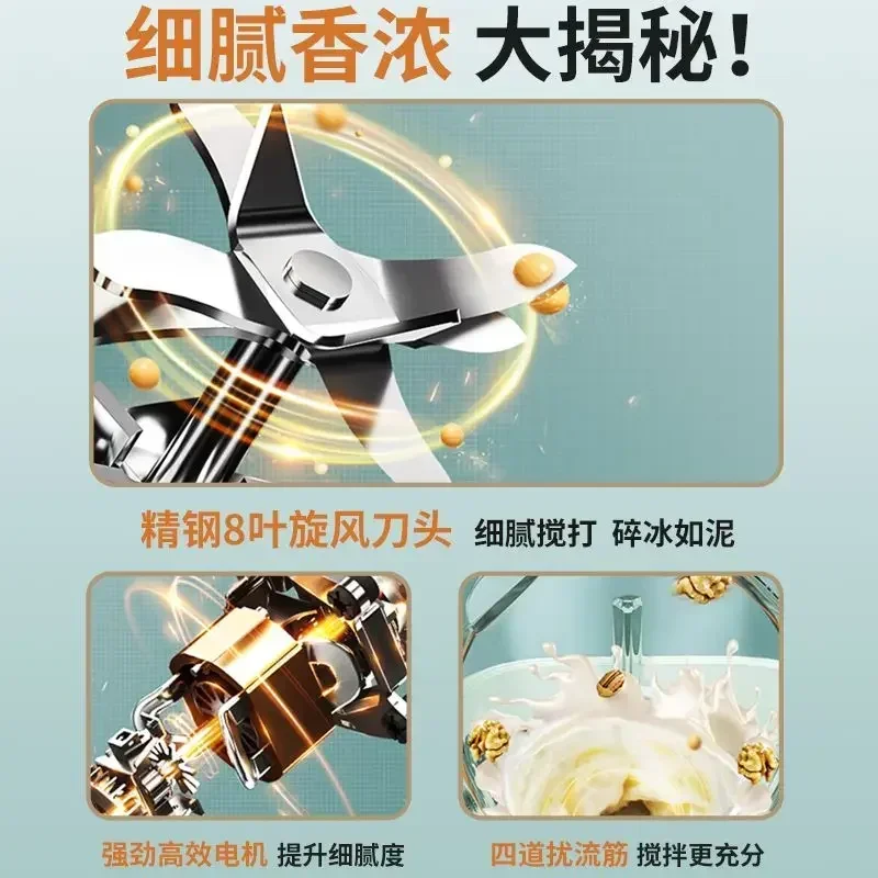 kitchen Bass Wall Breaker 1.5L High Speed Blender with Large Capacity and Fully Automatic Function blender machine