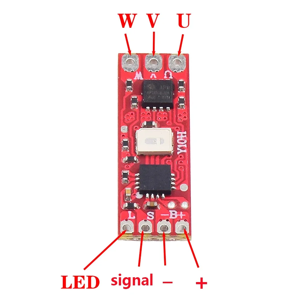 2S-3S DC 7.4V-11.1V 8A Tiny BLDC Brushless Motor Driver Board Electric Regulator Drive For 1104 1106 1306 1407 1503 Motor