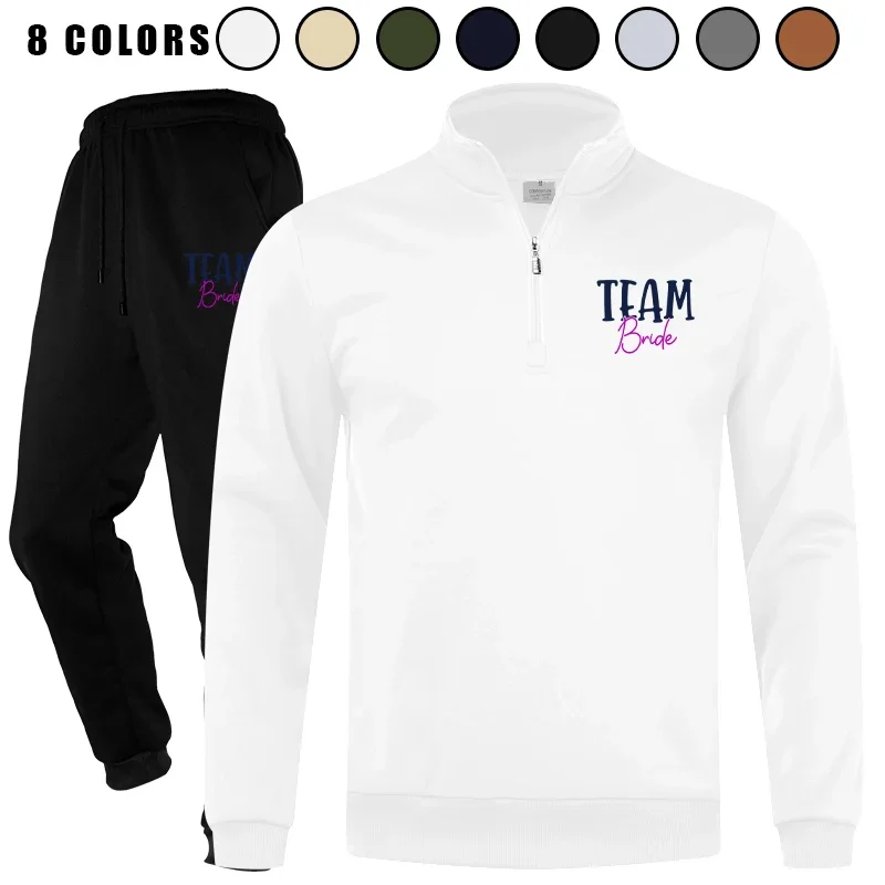 

Men's Tracksuit Jogging Suit Set Workout Printed Quarter Zip 2 Piece Sweatsuit