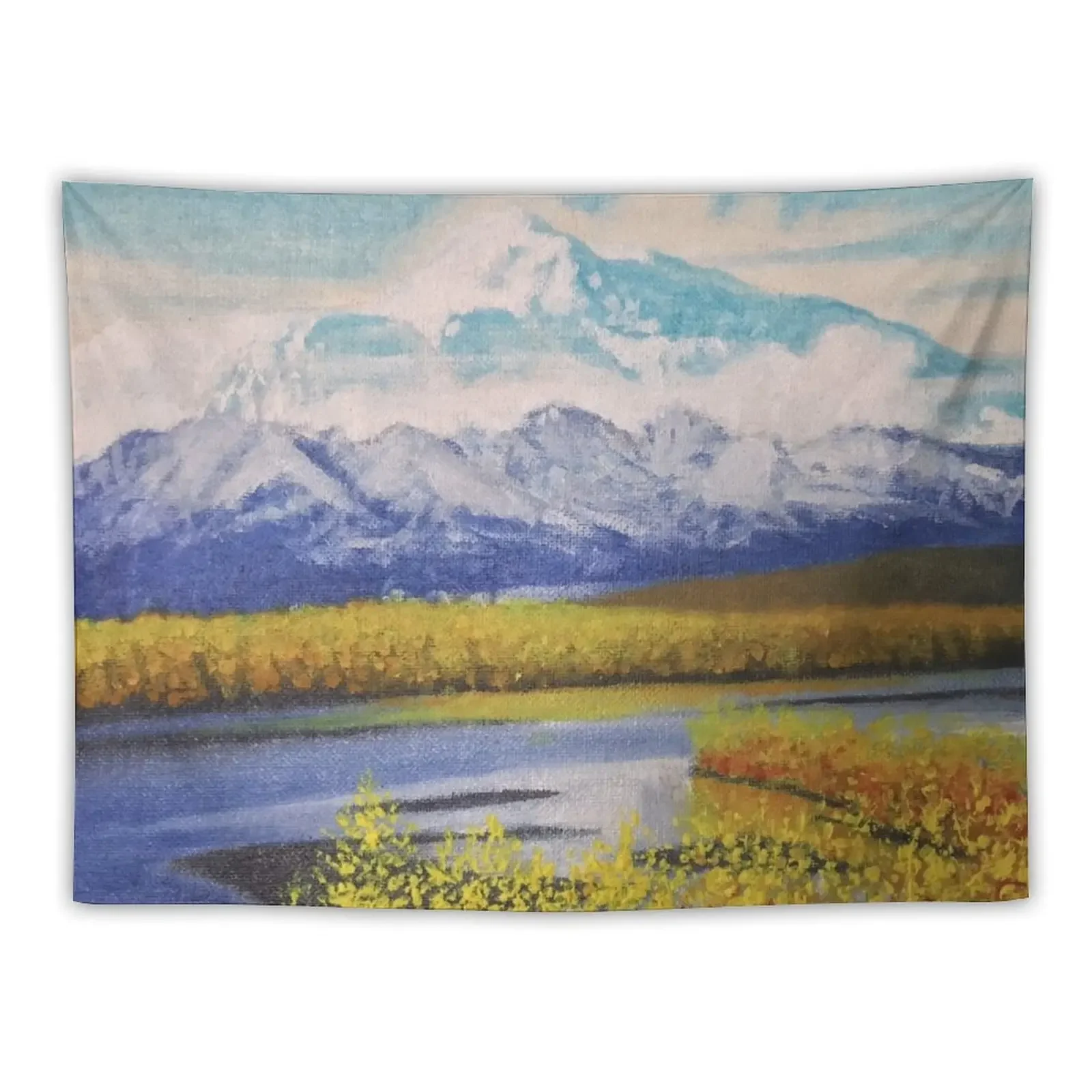 Mt. Denali Tapestry Wall Decor Hanging Bedroom Organization And Decoration Tapestry