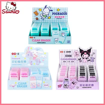 Nowa gumka rolkowa Sanrio Hello Kitty 20 sztuk/pudło Kawaii studenci artykuły papiernicze Cartoon śliczne dzieci gumka gumowe szkolne materiały biurowe