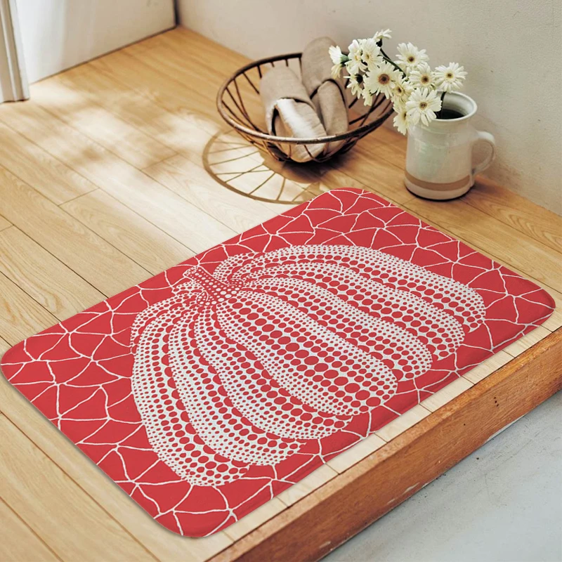 

Floor Mats for Home Kusama Living Room Bedroom Rug Non-slip Home Decor Items Carpet Entrance of House Slip-resistant Bathmat