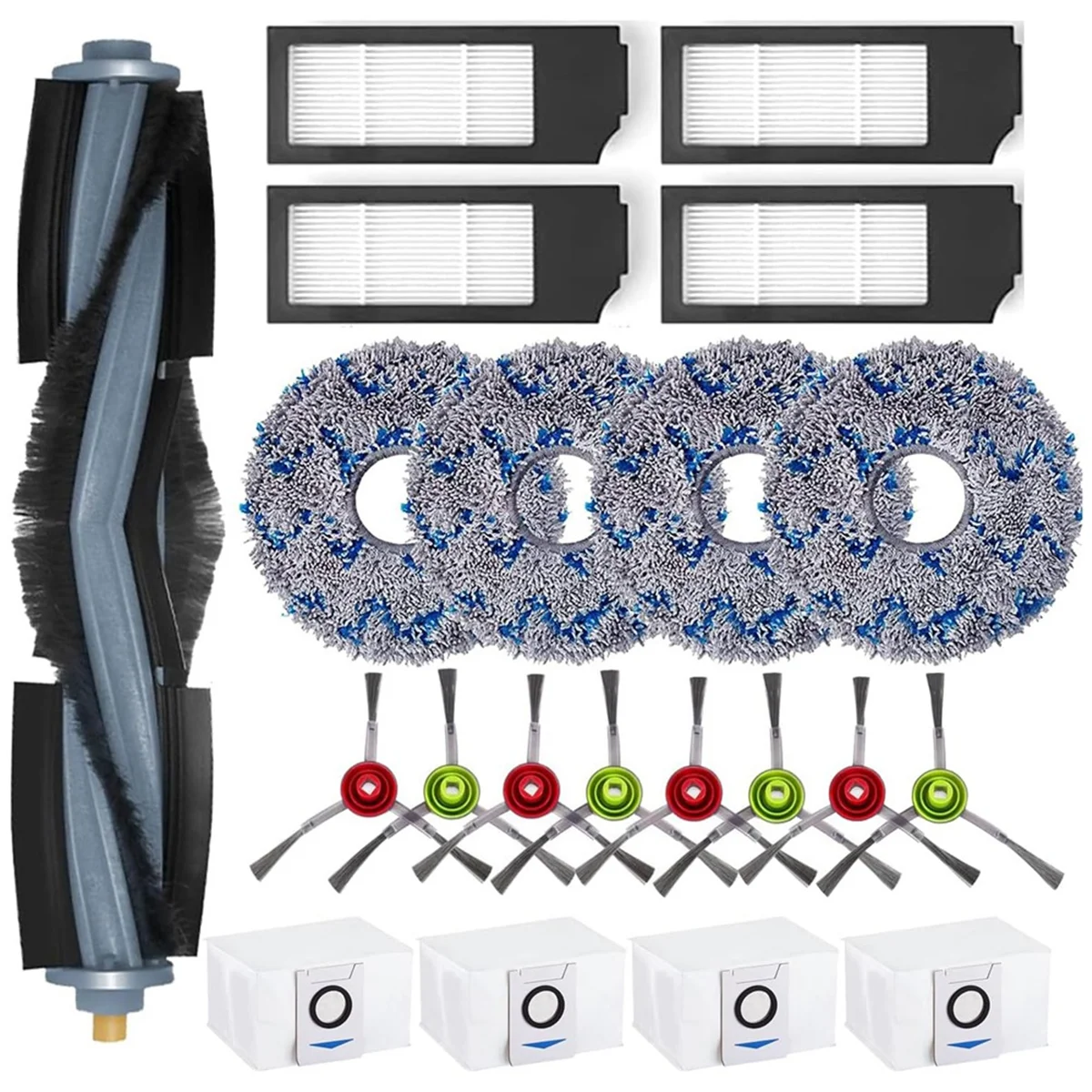 

Запчасти для робота-пылесоса Deebot X1 Omni X1 Turbo, основная боковая щетка, фильтры НЕРА, Швабра, тканевые мешки для пыли