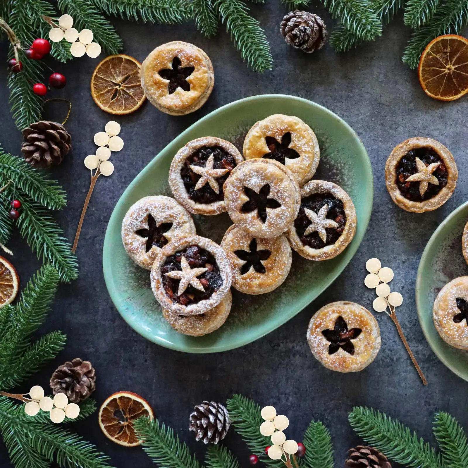 

30pcs Artificial Stem Christmas Tree Picks Winter Home Decor For Diy Xmas Decor Holiday Home Wedding Party Wreath Making