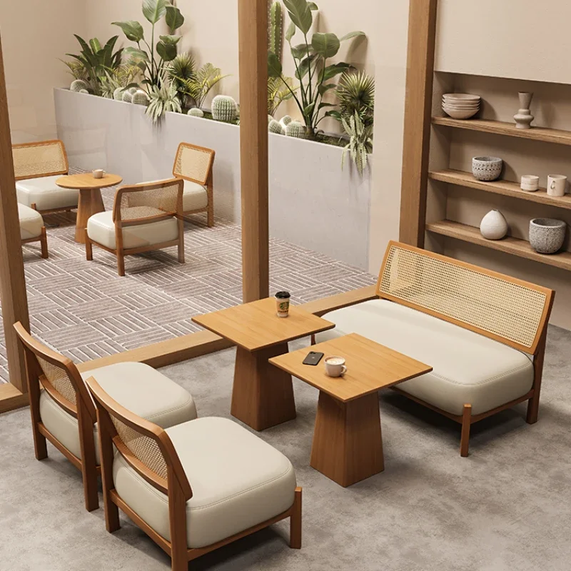 Youmu Time Negotiation Leisure Table and Chair Combination Milk Tea Shop Cafe Rest Area