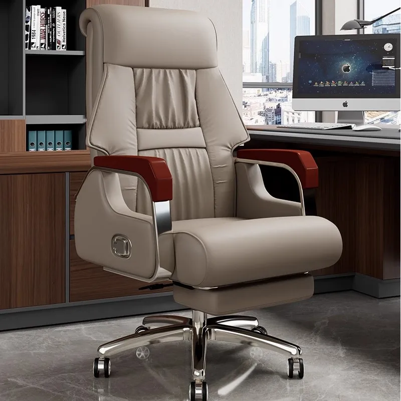 

Ergonomic High Back Executive Office Chair Swivel Manager Chair with Adjustable Lumbar Support and Headrest Boss Chair