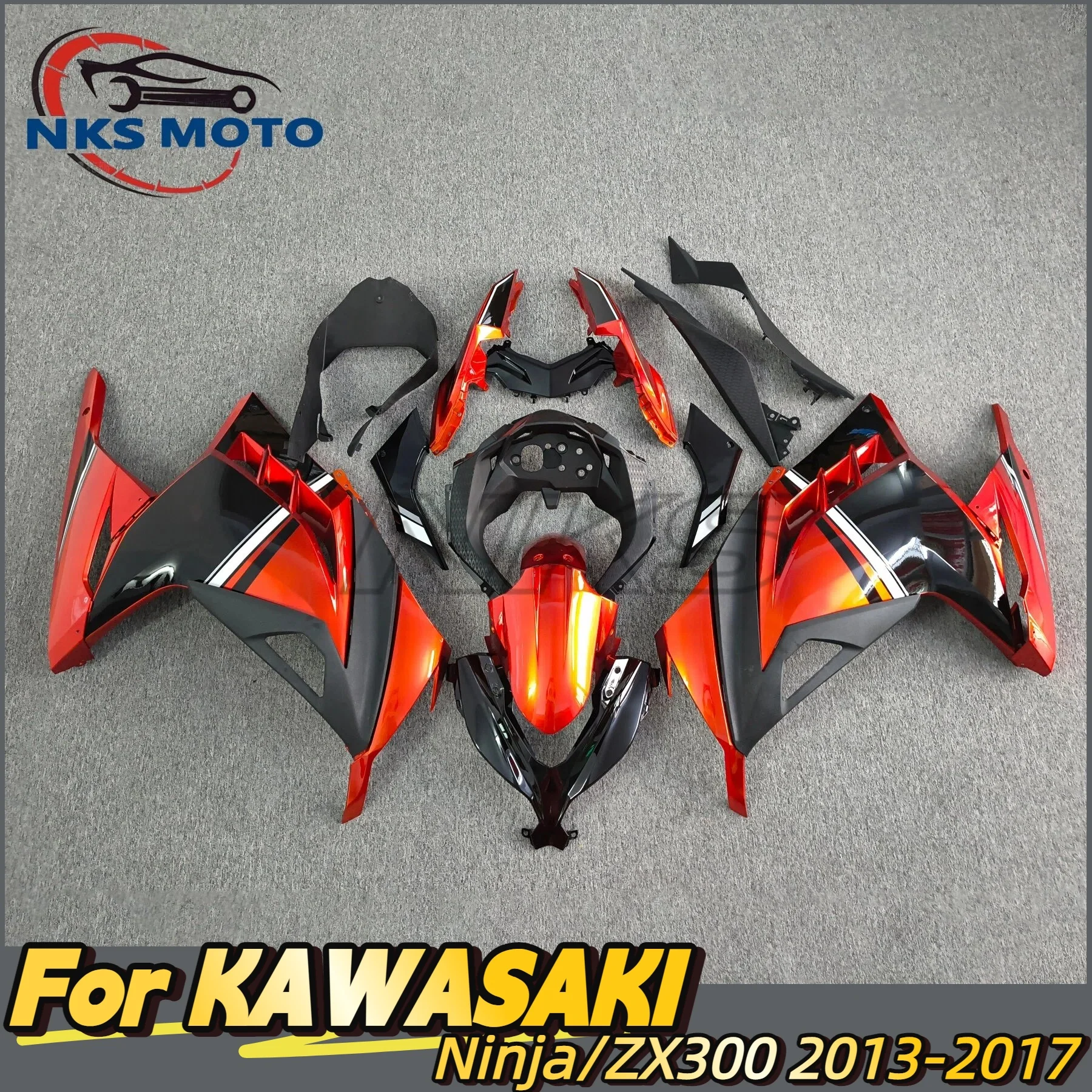 

ABS Motorcycle Fairing kits Fit For Kawasaki ZX300 13-17 Ninja ZX-300 EX-300 2013 2014 2015 2016 2017 EX300 Fairings Kit