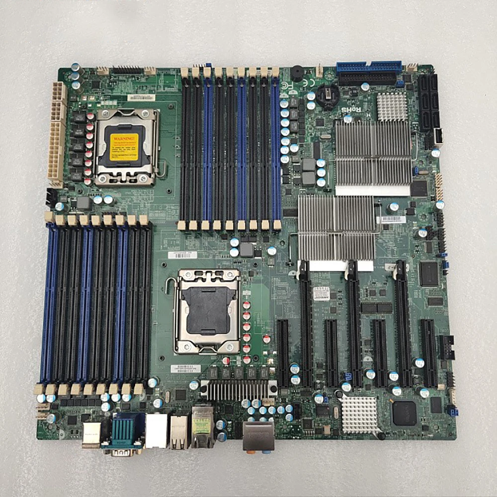 

Двухпортовый гигабитный Ethernet-контроллер Процессор Xeon серии 5600/5500 Материнская плата X8DAH+-F