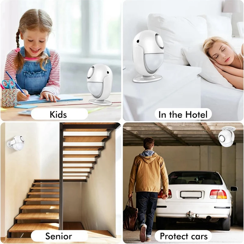 Wifi Smart Motion Sensor Alarms System Motion Detector Outdoor Weatherproof Wireless Infrared Security Motion Detector