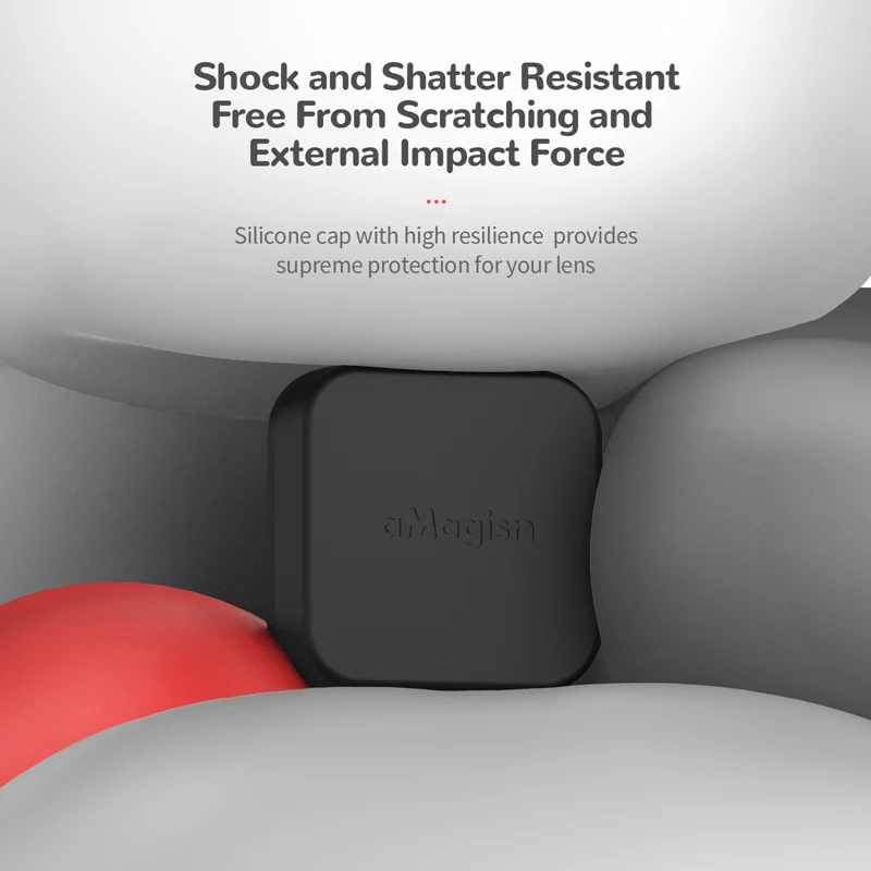 สําหรับ Insta360 ONE RS 4K มุมกว้าง Enhanced เลนส์ซิลิโคนแขนป้องกันฝาครอบเลนส์ Panoramic กล้องกีฬาอุปกรณ์เสริม