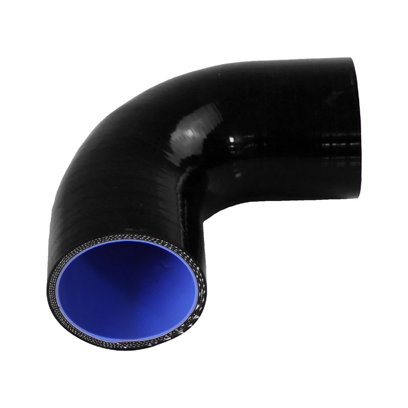 90 DEGREE SILICONE HOSE TURBO ELBOW COUPLER PIPE 2.25