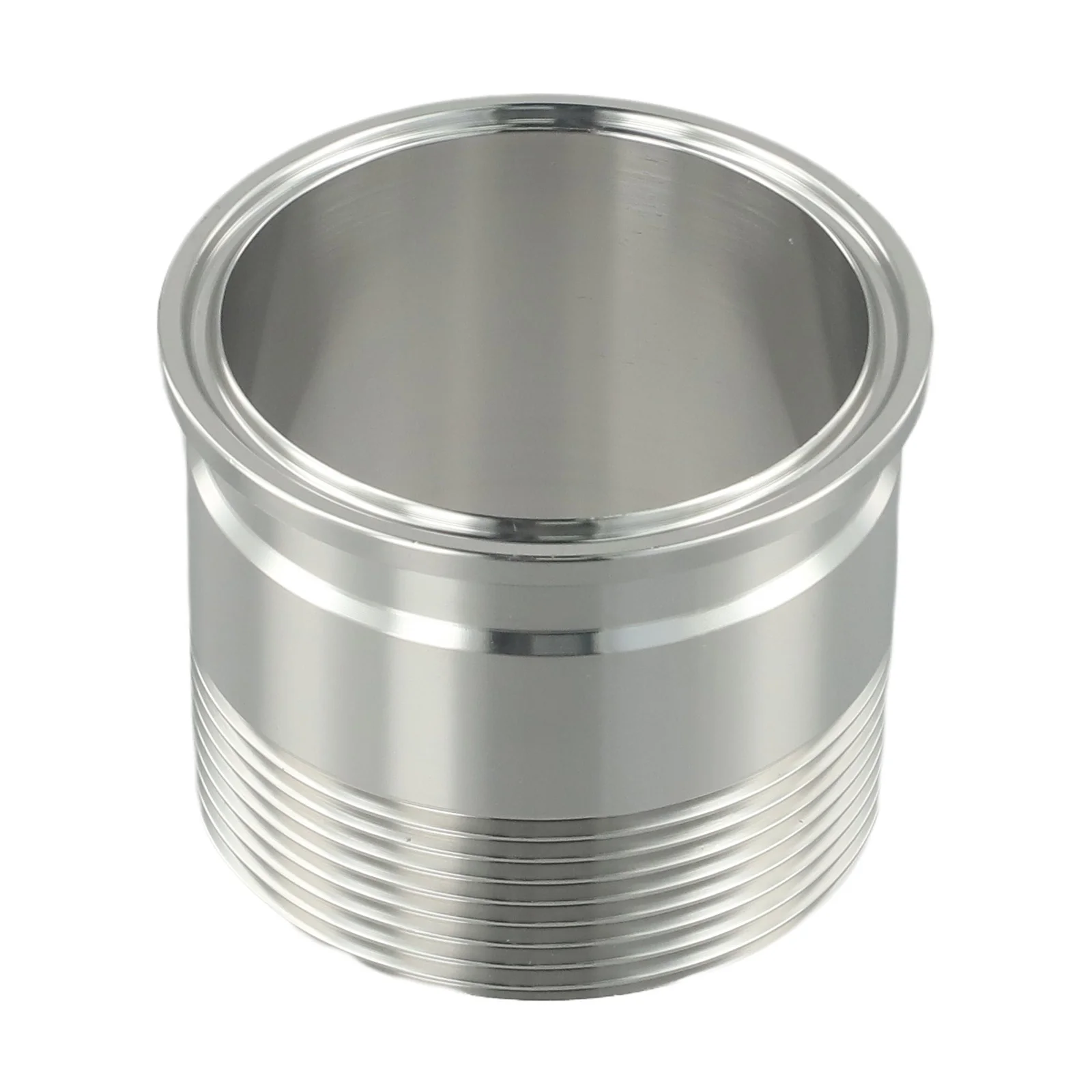 As Shown Stainless Steel Connector Leak-free Connection Heavy-Duty Use Leak-Free Connection NPT Compatibility Straight Threads
