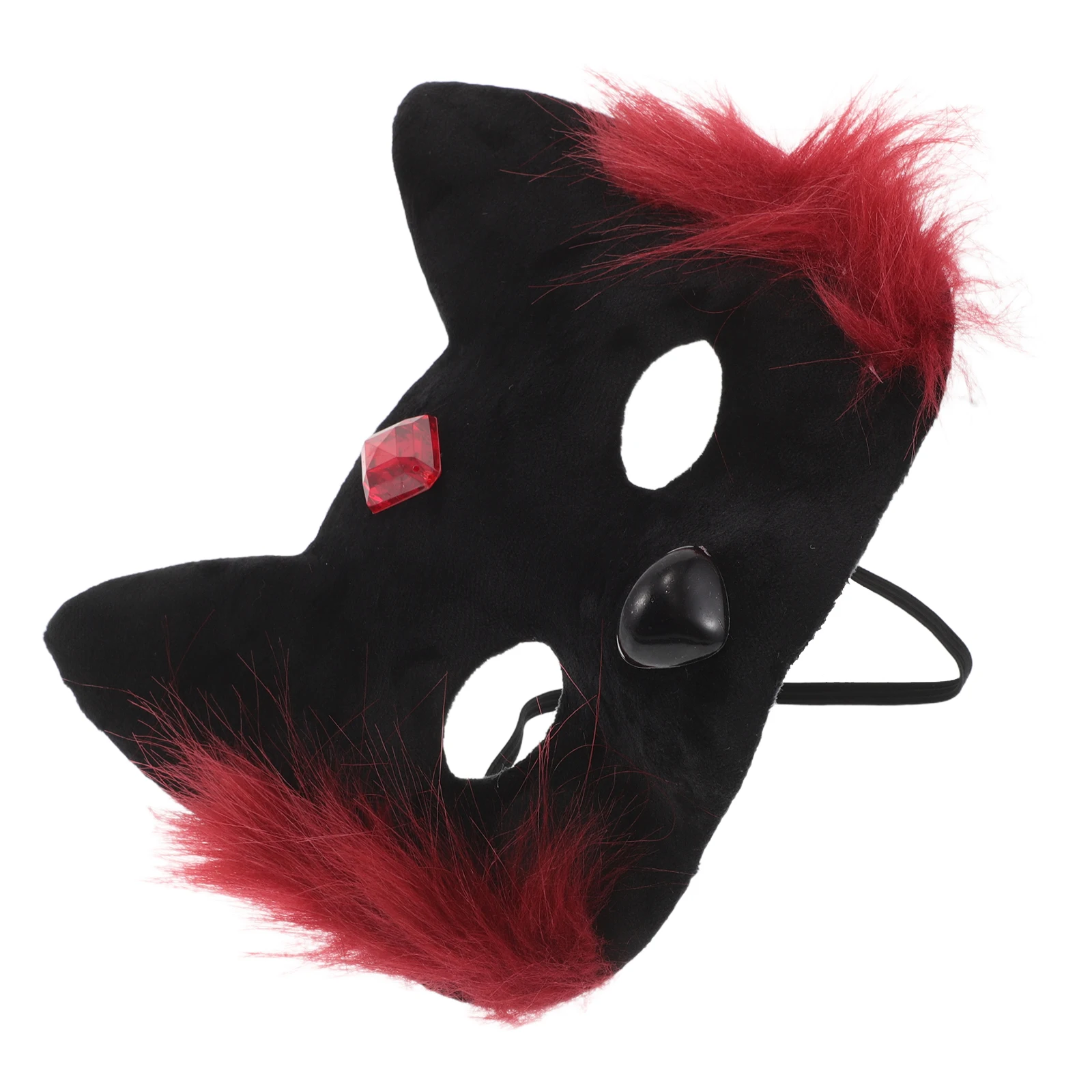 

Mask Cat for Men Costume Woman Finished Product Women Eye Cute Face Masquerade Scary Child