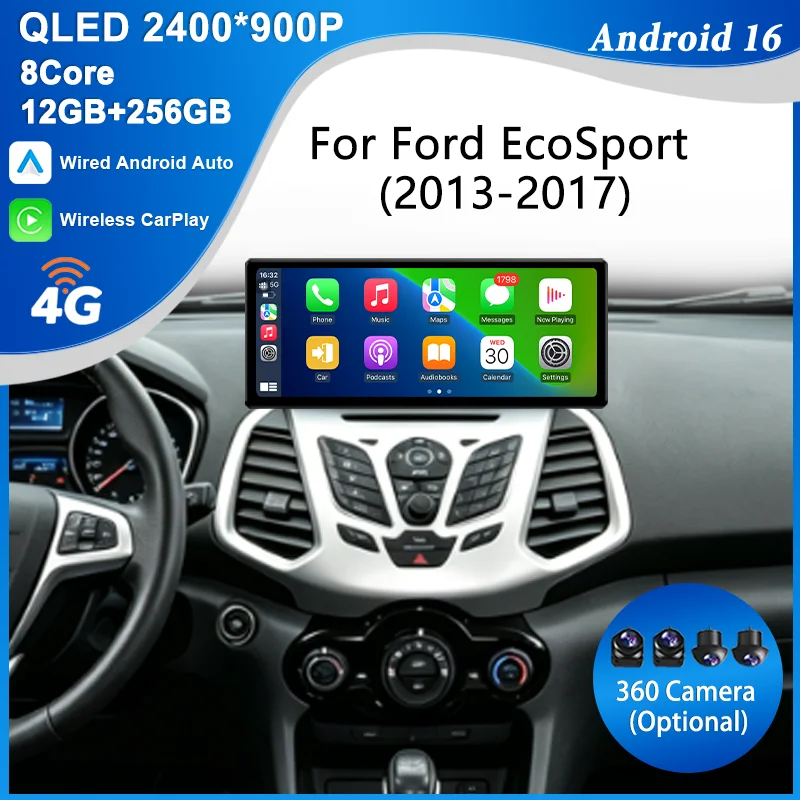 for Ford EcoSport 2013-2017 12.3