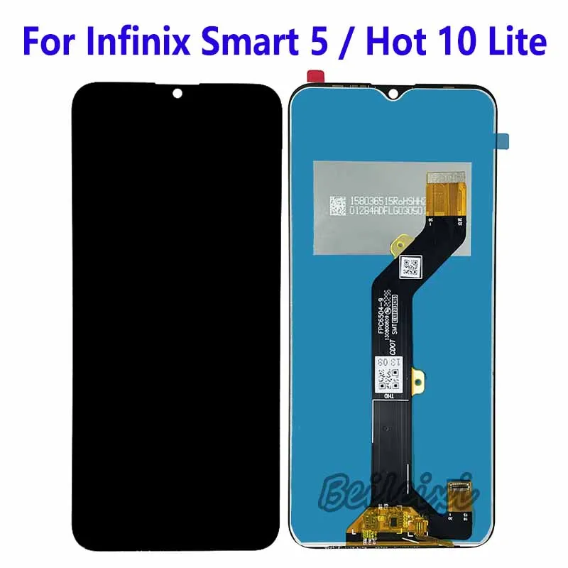 

For Infinix Hot 10 Lite X657B LCD Display Touch Screen Digitizer Assembly Replacement Accessory For Infinix Smart 5 X657 X657C
