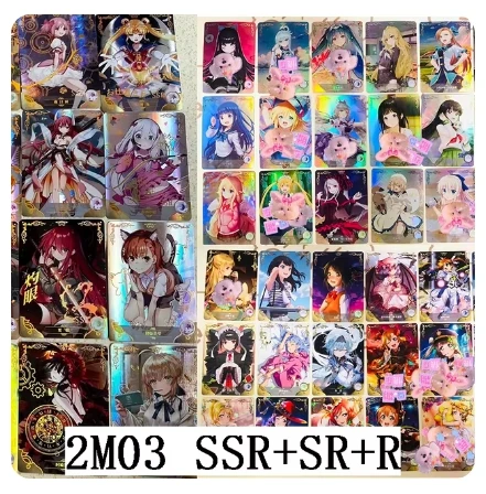 Pequena sapo deusa história 2m01-2m08 ssr sr r conjunto de cartas personagens anime cc kamado nezuko coleção cartões presentes de aniversário brinquedos