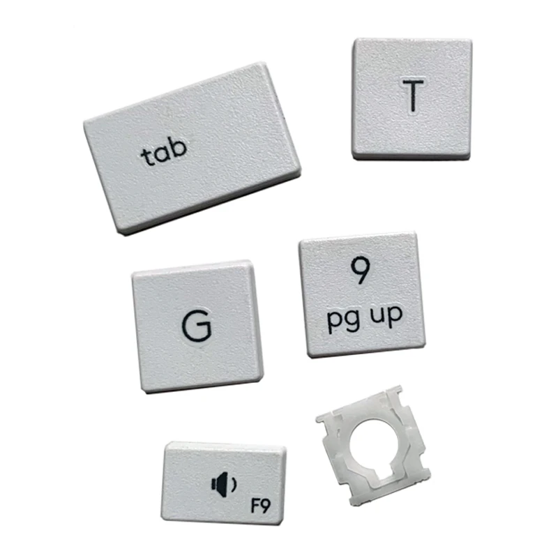 Botón de bisagra de Clip de tijera para Logitech K580 2,4G, tapa de llave de repuesto blanca, nueva marca, Oficina inalámbrica