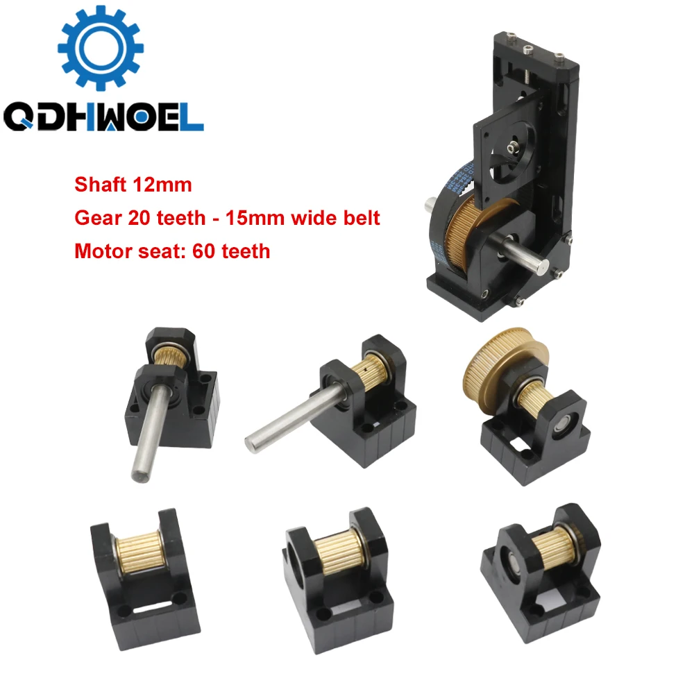 

QDHWOEL Machinery gear base set rail set parts for Co2 Laser Engraving Cutting Machine parts