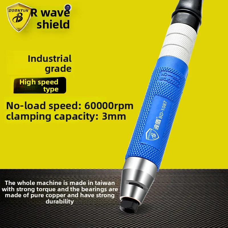 Wave Shield 3mm High Precision Air Grinder Pneumatic Engraving Machine Pen-Style Grinding Machine Grinding Pen Bd-1087