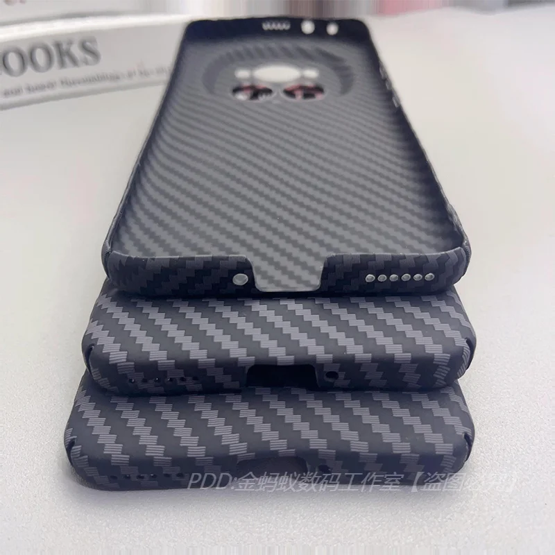 Cover For Honor Magic 6 Pro Case PC Carbon Fiber Texture Pattern Matte Hard Phone Case For Magic 6Pro 5G Slim Thin Shell Bumper