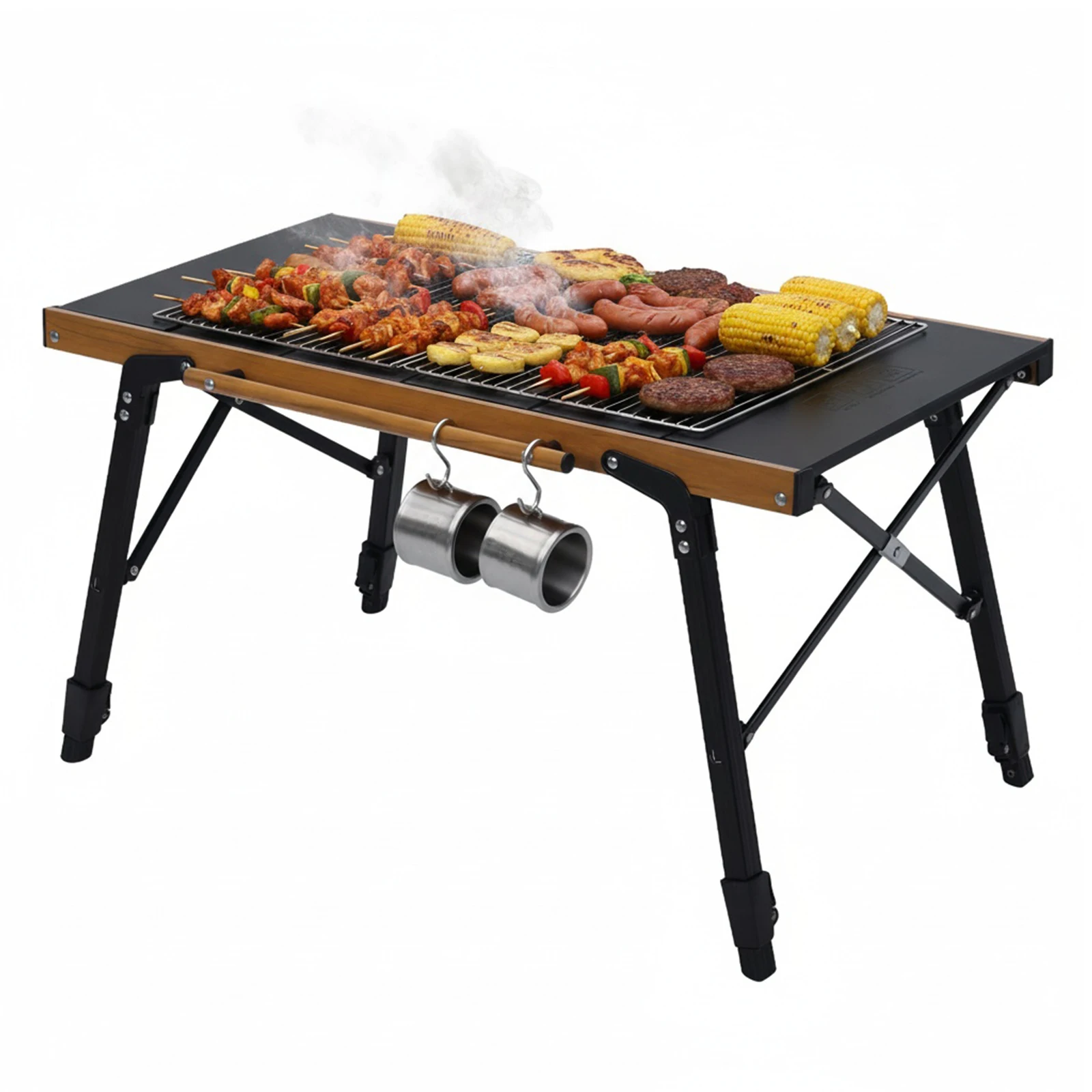 

Folding IGT Camping Table with Carry Bag IGT Unit Combination Table for Outdoor Barbecue Cooking Travel Picnic