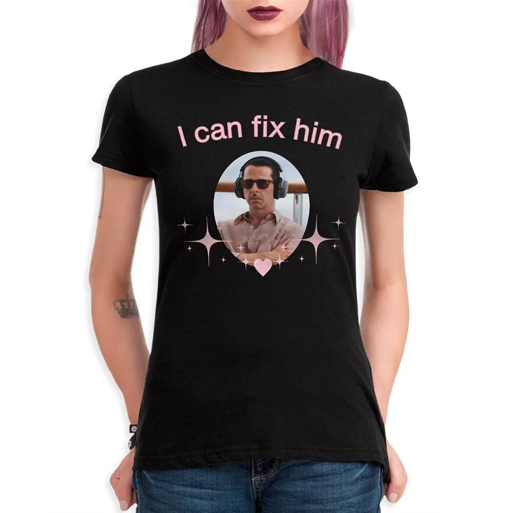 Succession Kendall Roy I Can Fix Him T Shirt Sizes Cotton Scc 27899