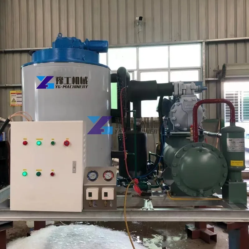 Hot Sale Full Automatic Industrial Flake Ice Machine 5 Tons Flake Ice Machine Maker