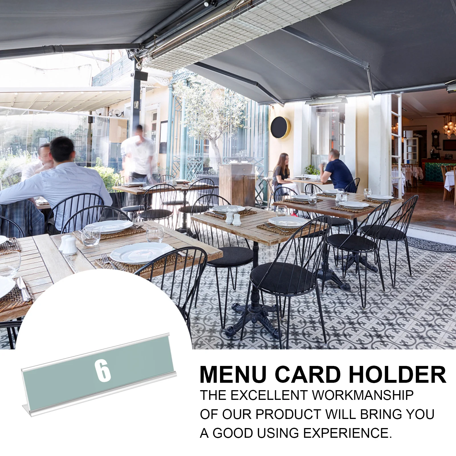 10Pcs Durable L Shape Display Stand for Name Cards Price Tag Signs Simple Design Easy Clean L Shape Display Stand