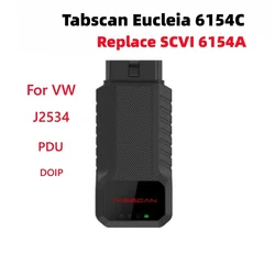 Best Quality Tabscan Eucleia 6154C OBD2 Diagnostic Tool for VW Support ECU Coding J2534 PDU DOIP Protocols Replace of SVCI 6154A