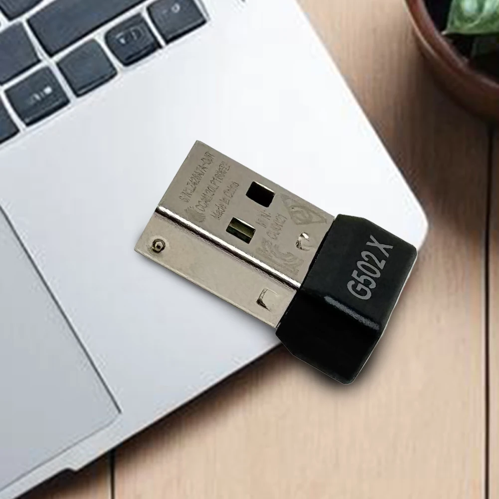 Adaptor Penerima Mouse USB Penerima USB Portabel Dongle Plug Adaptor Mouse USB untuk Mouse Gaming Nirkabel Logitech G502X