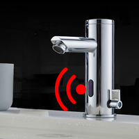 Smart Bathroom Sensor Faucet Hot and Cold Sink Mixer Kitchen Touchless Faucet Luxury Chrome Basin Auto Faucet Vanity Hi-tech Tap