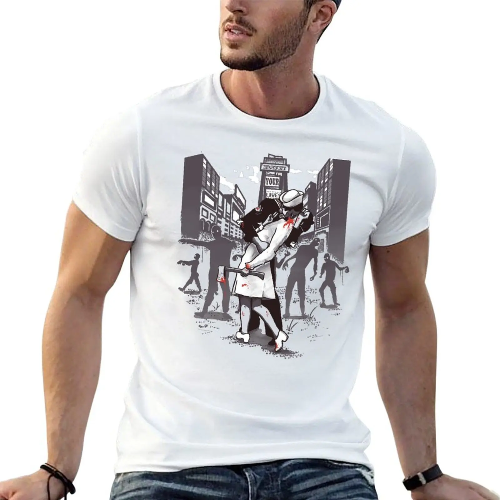 Z-Day T-Shirt customs design your own blue lock men clothes