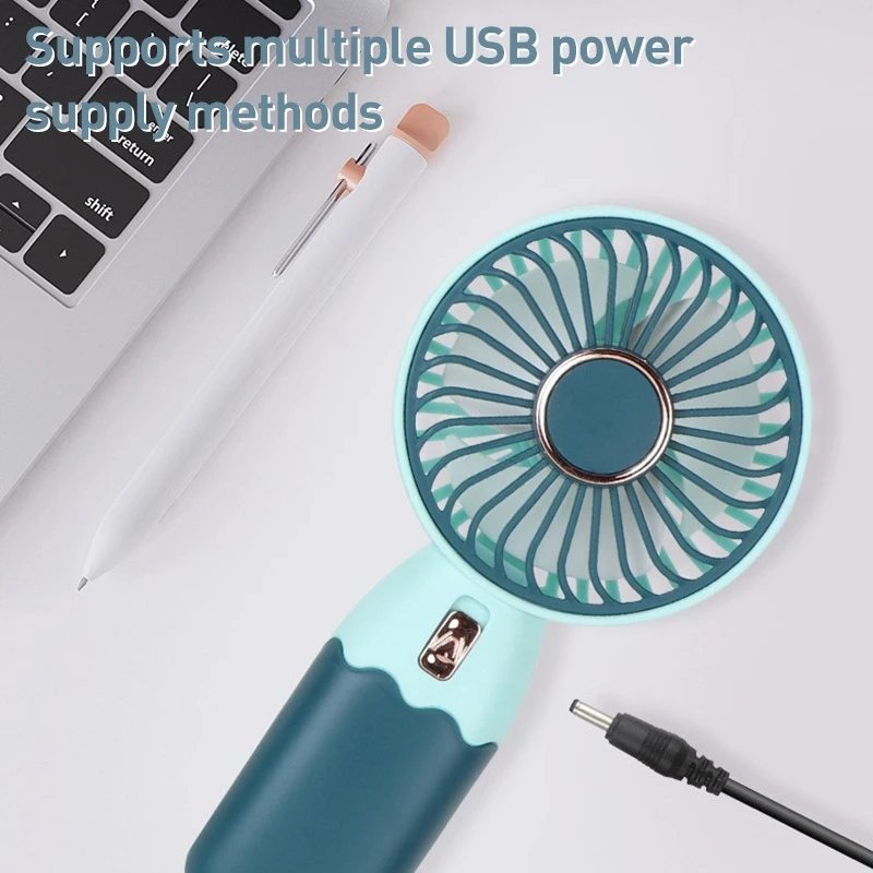 Mini Handheld Fan Portable USB Charging Small Fan suitable For office, outdoor travel, and camping