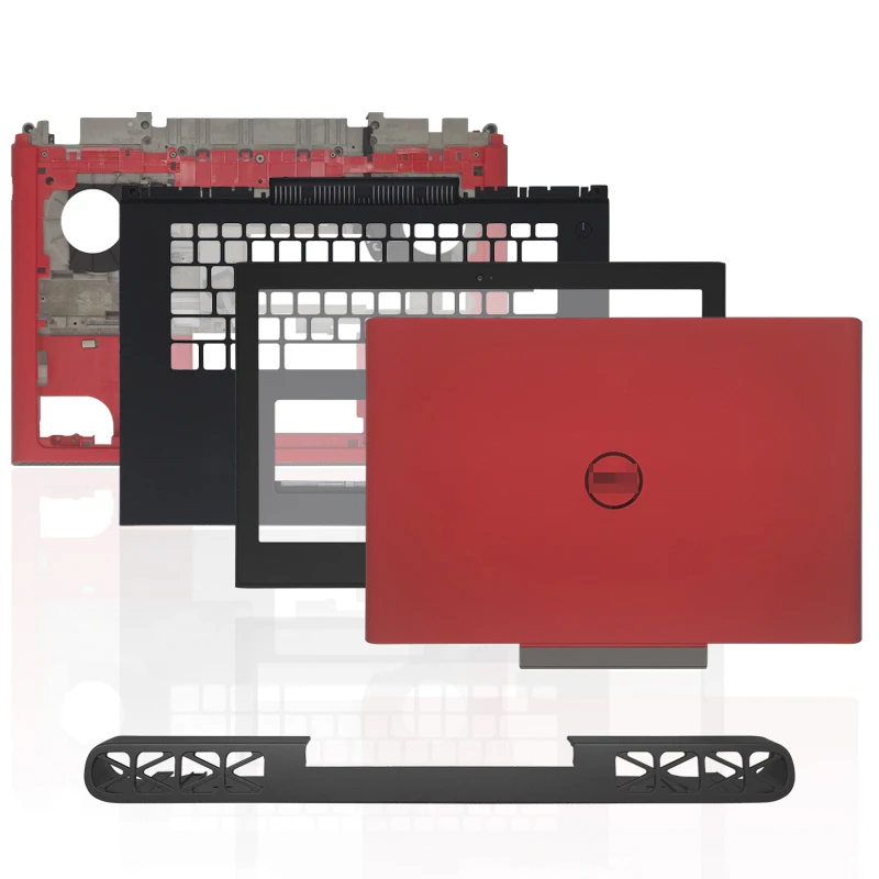 

NEW Laptop LCD Back Cover/Front Bezel/Palmrest/Bottom Base /Door Cover For DELL Inspiron 14 7466 7467 Notebook Cover Red 0ND6K6