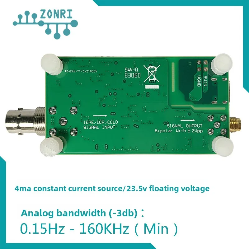 IEPE-Schnittstellenkonvertierung/Anpassung der Stromquellen/4 mA Konstantstromquelle/Vibration/Beschleunigungssensor-Schnittstellenmodul