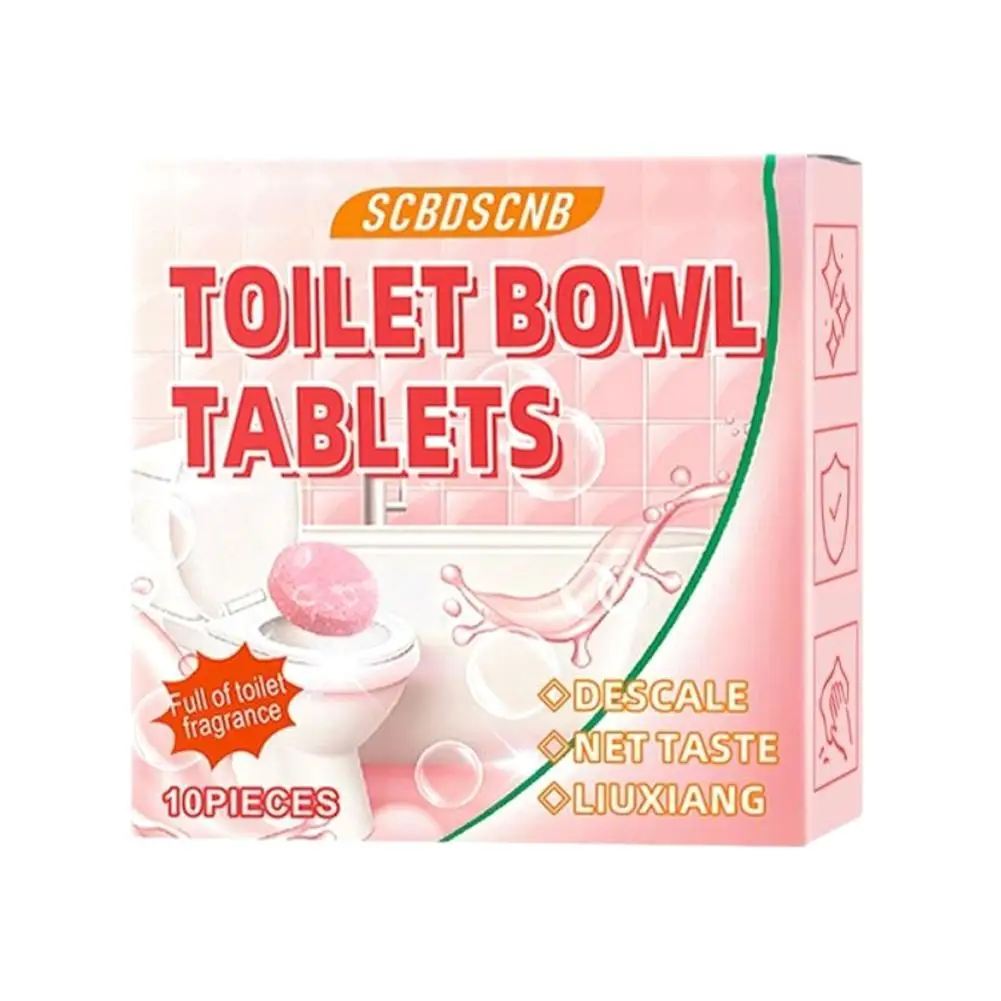 Automatic Self‑Dissolving Toilet Bowl Cleaner Tablets Deodorant Descaler Stain Remover Bathroom Toilet Tank Cleaning Tabs