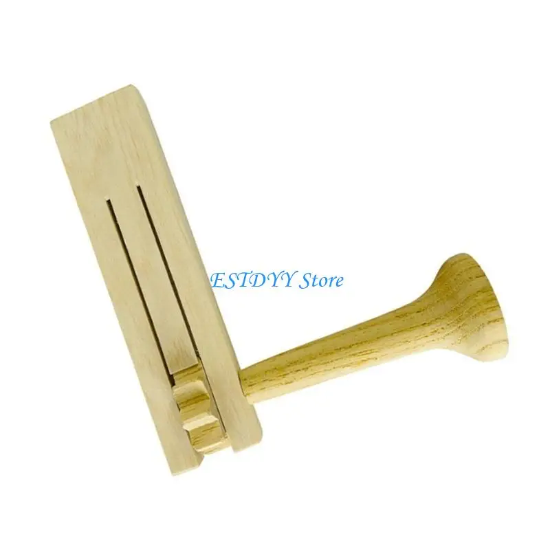 G6de Handheld Soundboard Musical Toy Ratchet Ratchet Noise Maker Musical Castanets