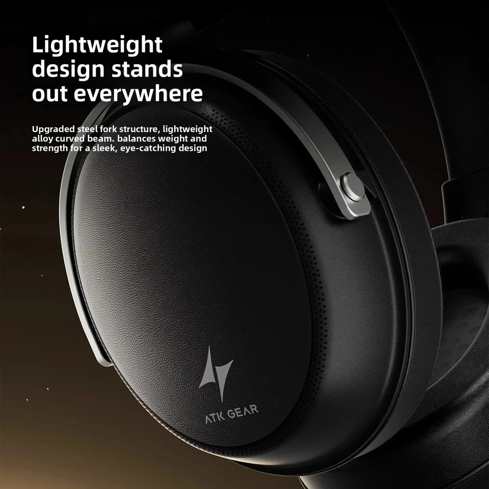 New ATK N9 Pro Ultra Headphones HiFi Wireless 3D Surround Quad