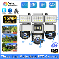 V380pro 3 Motorized PTZ Camera 15MP WIFI Outdoor Security Surveillance 2Way Audio Video IP CCTV Wireless Waterproof Smart Camera