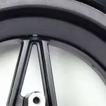 /11 /Inch /100 65 6 5 Off Road Tubeless Vacuum Tire Electric Scooter Wheel Black Rubber Deep Tread For Outdoor Sports Parts Acce
