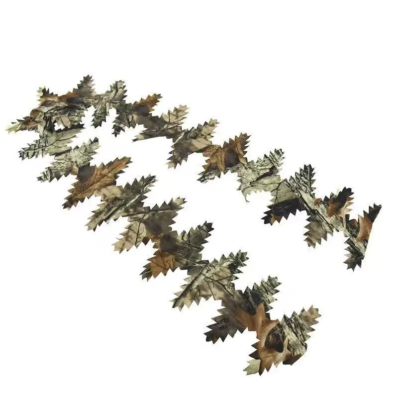 Paquete de hojas sueltas 3D: tiras de hojas cortadas con laser para camuflaje 3D, idéal pour persianas de caza, envolturas para