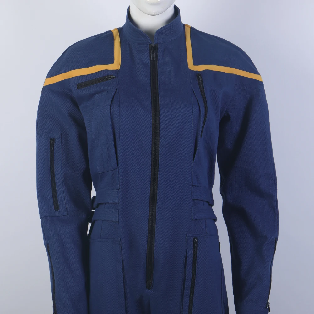 Enterprise Duty Jumpsuit Uniforms Cos Captain Jonathan Archer Costumes Halloween Party Prop