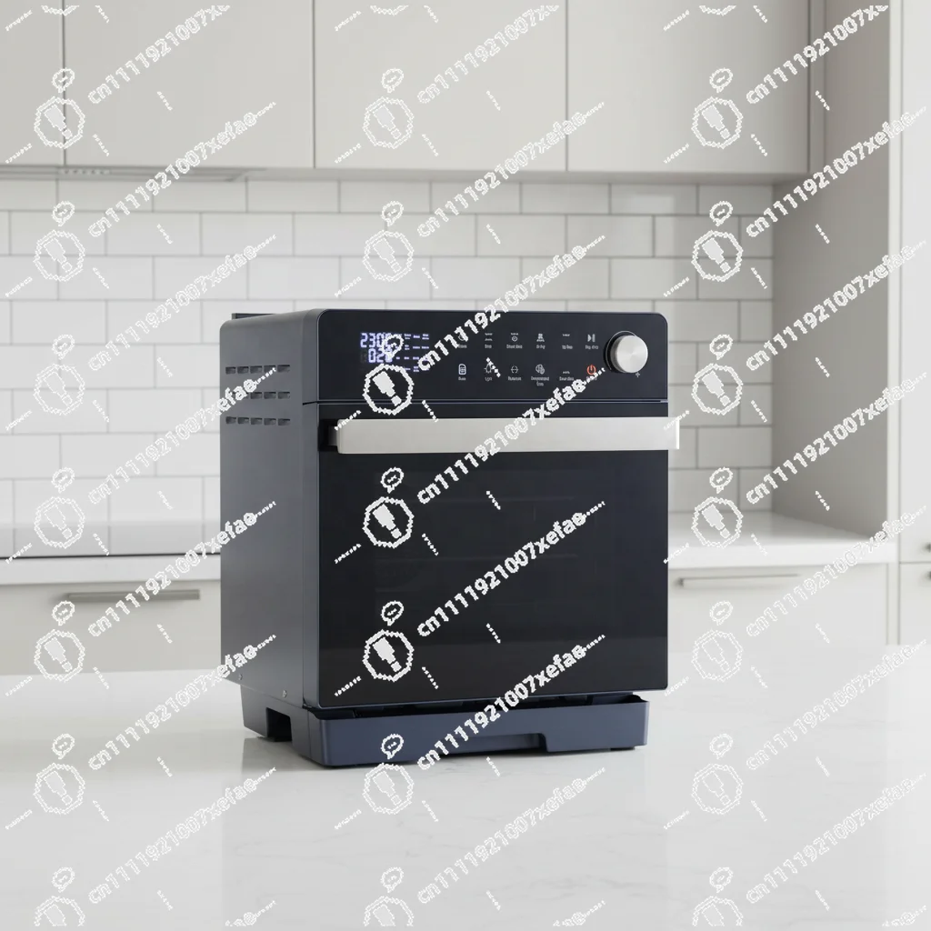 20L digital multi-function electric convection oven with knob control, modern style