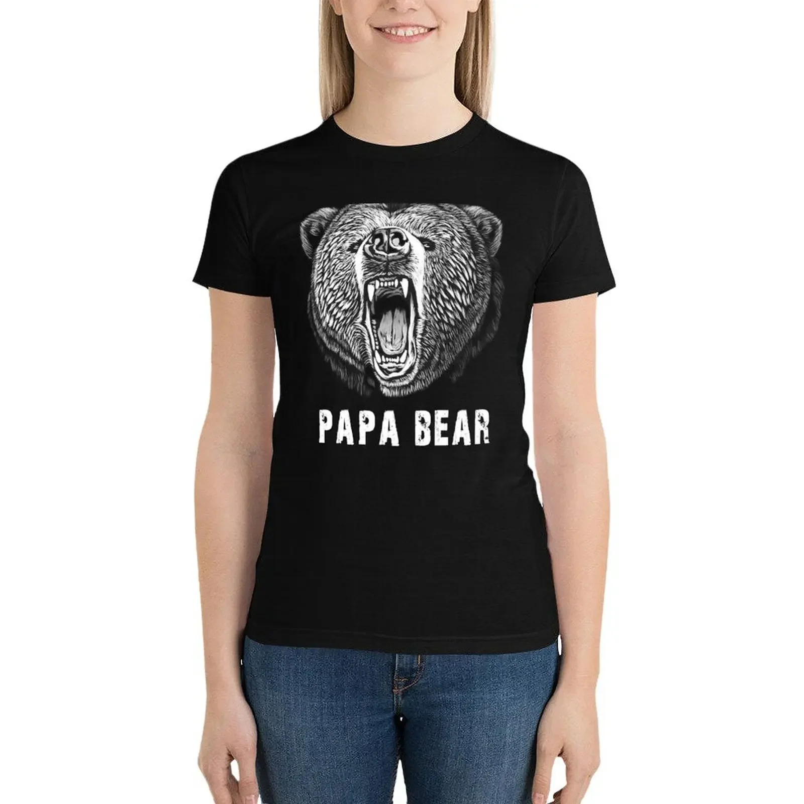 

Papa Bear T-Shirt aesthetic clothes lady clothes kawaii clothes Womens graphic t shirts